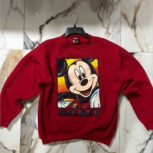 Mickey Mouse Red Sweater